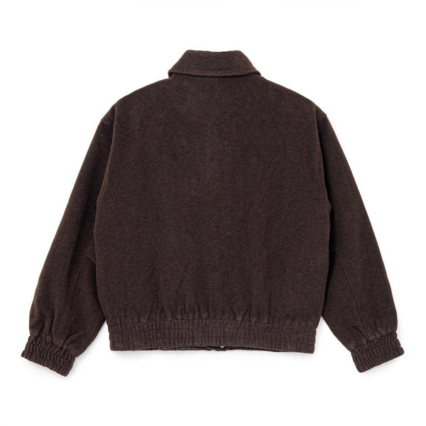【SOL soonerorlater|ソル スーナーオアレイター】WOOL-BLEND STAND-COLLAR JACKET/ウールブレンドスタンドカラージャケット(BROWN) 正規取扱店舗 公式オンライン通販 島根 松江 26FW GuruGuru
