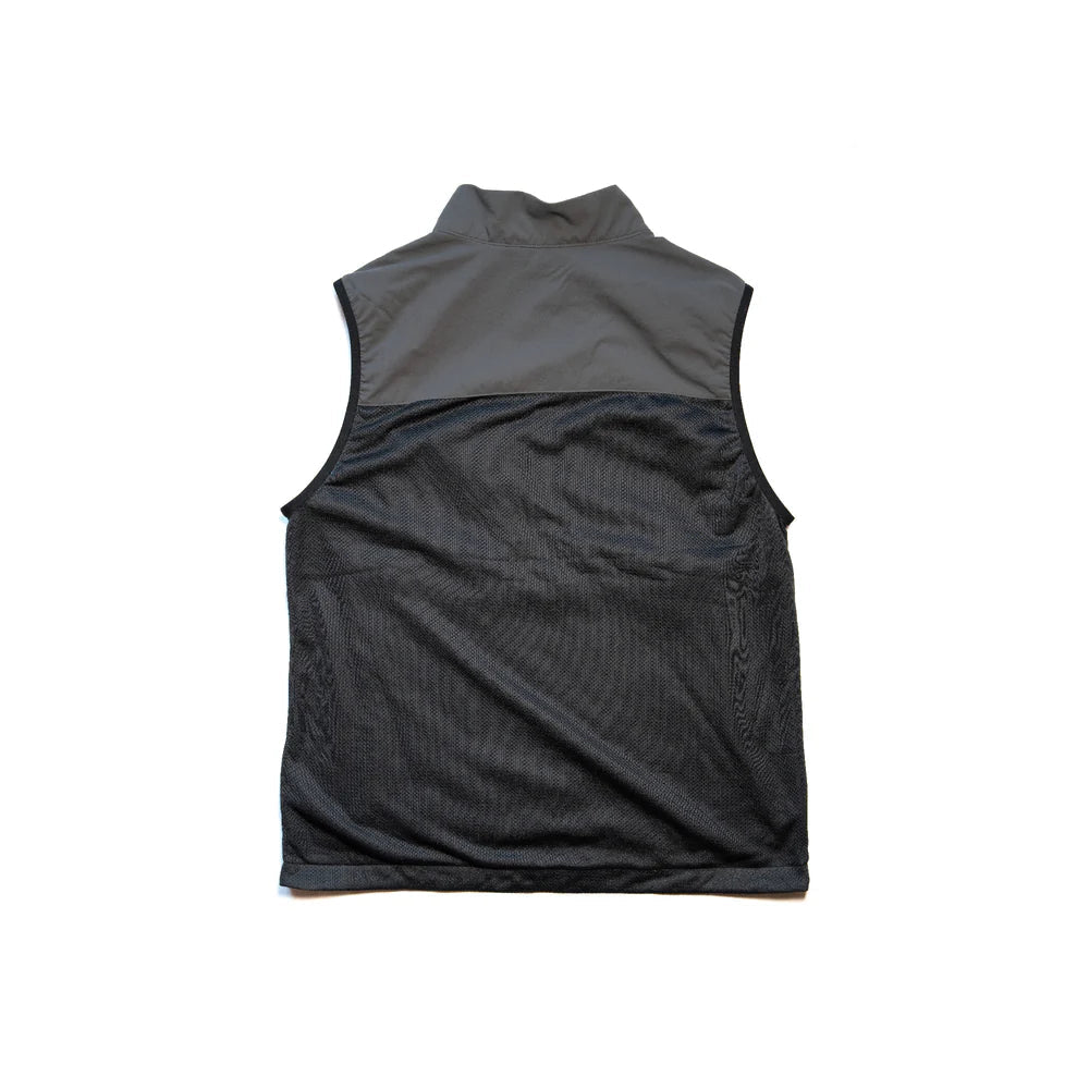 ADRIFT VEST WITH SHELL - スタイリッシュなOFF BLACK & CARBON ADRIFT VEST WITH SHELL - スタイリッシュなOFF BLACK & CARBON