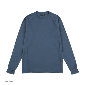 【STATIC|スタティック】DISTANCE L/S RELAX/ディスタンス ロングスリーブ リラックス(BLUE MOSS , GREYSTORM) 正規取扱店舗 公式オンライン通販 島根 松江 26FW ベースレイヤー ハイキング 登山 耐久性