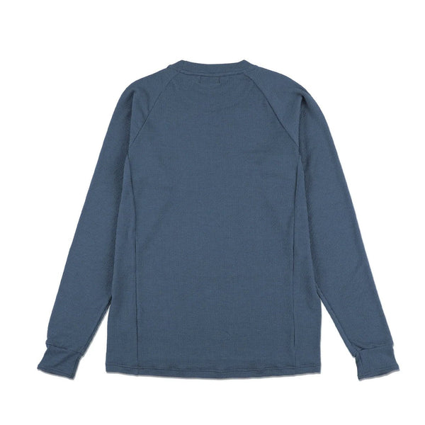 【STATIC|スタティック】DISTANCE L/S RELAX/ディスタンス ロングスリーブ リラックス(BLUE MOSS , GREYSTORM) 正規取扱店舗 公式オンライン通販 島根 松江 26FW ベースレイヤー ハイキング 登山 耐久性