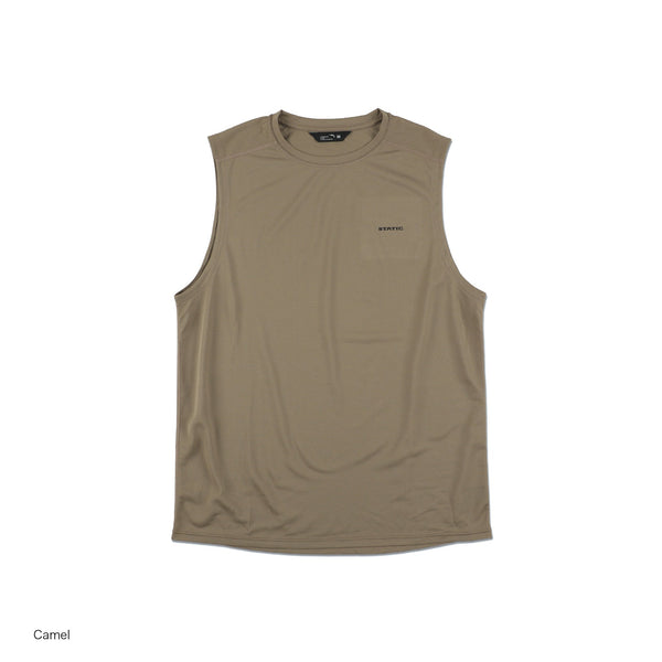 【STATIC|スタティック】HIVE SLEEVELESS/ハイブ スリーブレス(CAMEL , MERCULY , MAGMA) - STREAM【STATIC|スタティック】HIVE SLEEVELESS/ハイブ スリーブレス(CAMEL , MERCULY , MAGMA)STREAMCAMELM