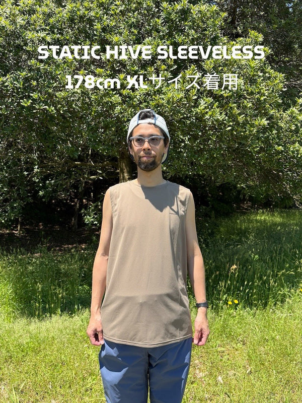 【STATIC|スタティック】HIVE SLEEVELESS/ハイブ スリーブレス(CAMEL , MERCULY , MAGMA) - STREAM【STATIC|スタティック】HIVE SLEEVELESS/ハイブ スリーブレス(CAMEL , MERCULY , MAGMA)STREAMMERCURYM