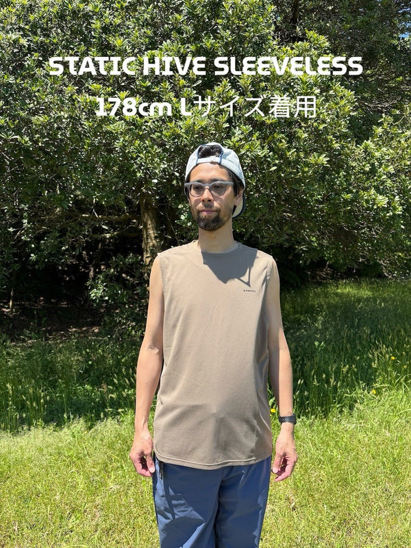 【STATIC|スタティック】HIVE SLEEVELESS/ハイブ スリーブレス(CAMEL , MERCULY , MAGMA) - STREAM【STATIC|スタティック】HIVE SLEEVELESS/ハイブ スリーブレス(CAMEL , MERCULY , MAGMA)STREAMMERCURYM