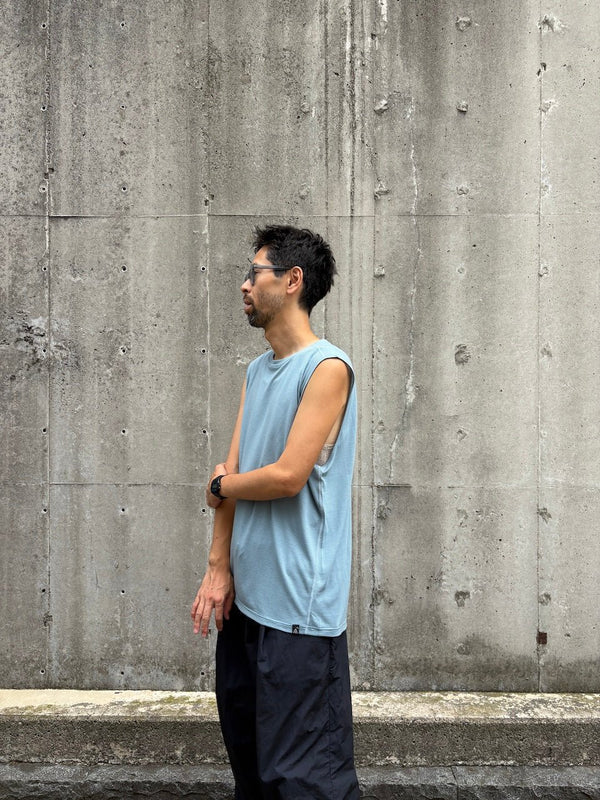 【STATIC|スタティック】M'S ALL ELEVATION SLEEVELESS/メンズ オールエレベーションスリーブレス(GRAPHITE , SPICE , VERMILLION , STEEL BLUE)