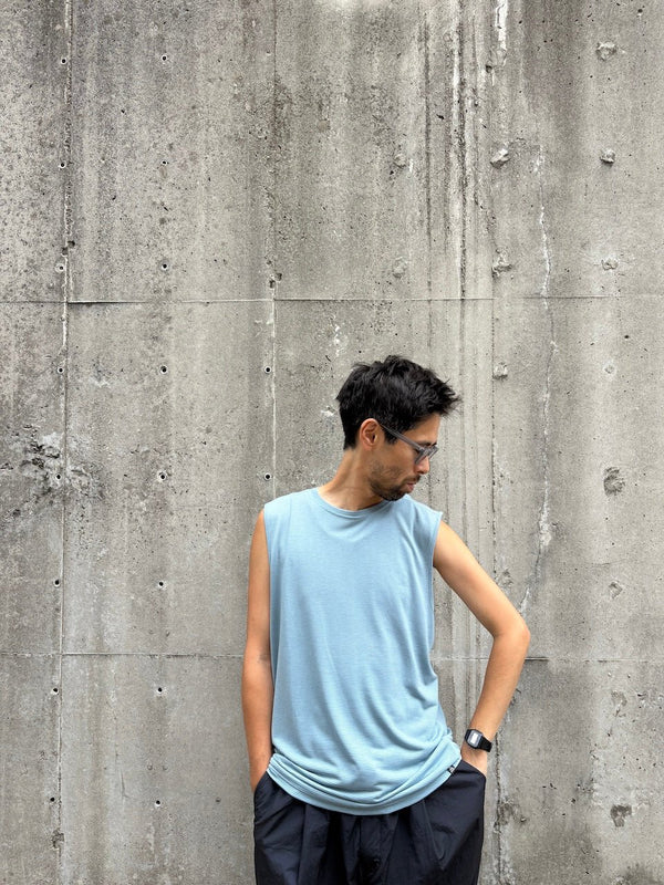 【STATIC|スタティック】M'S ALL ELEVATION SLEEVELESS/メンズ オールエレベーションスリーブレス(GRAPHITE , SPICE , VERMILLION , STEEL BLUE)