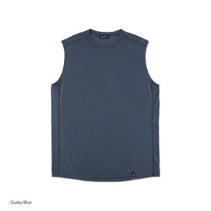【STATIC|スタティック】RAW SLEEVELESS/ロー スリーブレス(DUSKY BLUE , SANDSTONE)