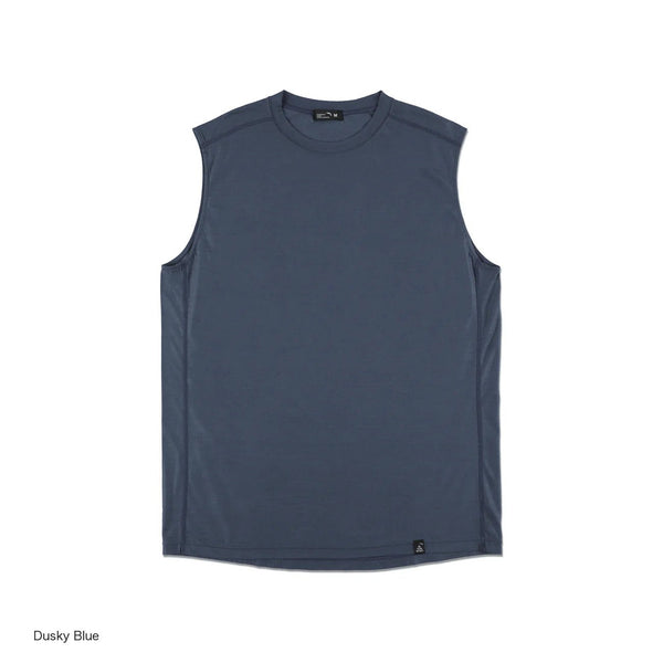 【STATIC|スタティック】RAW SLEEVELESS/ロー スリーブレス(DUSKY BLUE , SANDSTONE)