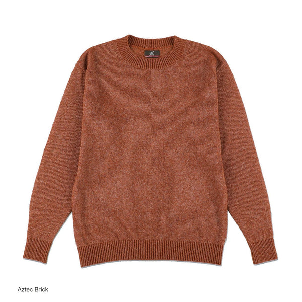 【STATIC|スタティック】ROAR HD CREW/ロアー HD クルー(AZTEC BRICK , DARK OLIVE , INK) 正規取扱店舗 公式オンライン通販 島根 松江 26FW 登山 ハイキング クライミング CORDURA®ナイロン ウールセーター