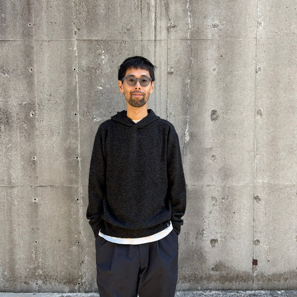 【STATIC|スタティック】YAK PULLOVER/ヤクプルオーバー(CARBON , UNDYED MOCHA) - STREAM【STATIC|スタティック】YAK PULLOVER/ヤクプルオーバー(CARBON , UNDYED MOCHA)STREAMUNDYED MOCHAXS