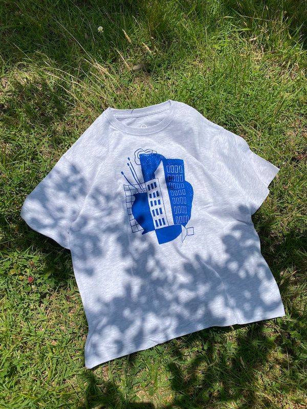 STREAM ORIGINAL T - SHIRT AM.PM TEE(ASH) - STREAMSTREAM ORIGINAL T - SHIRT AM.PM TEE(ASH)STREAMREGULAR