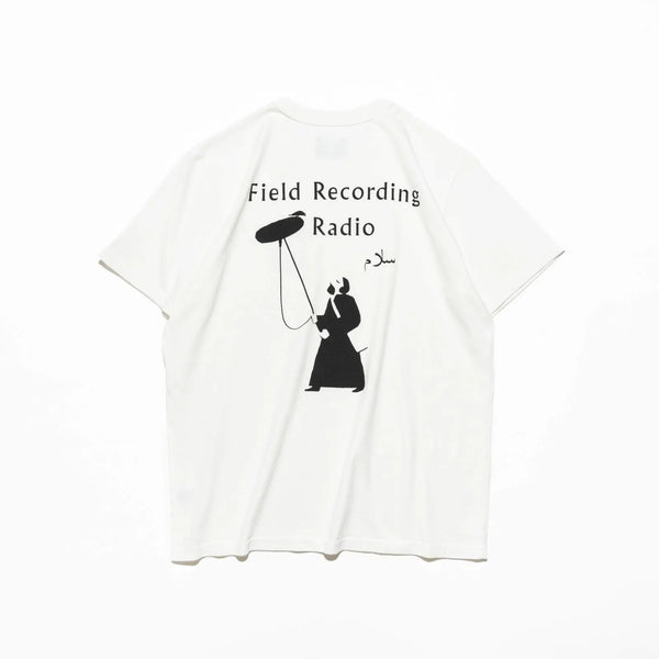 TACOMA FUJI RECORDS|タコマフジレコード FIELD RECORDING RADIO Tee designed by Noriteru Minezaki(WHITE)
