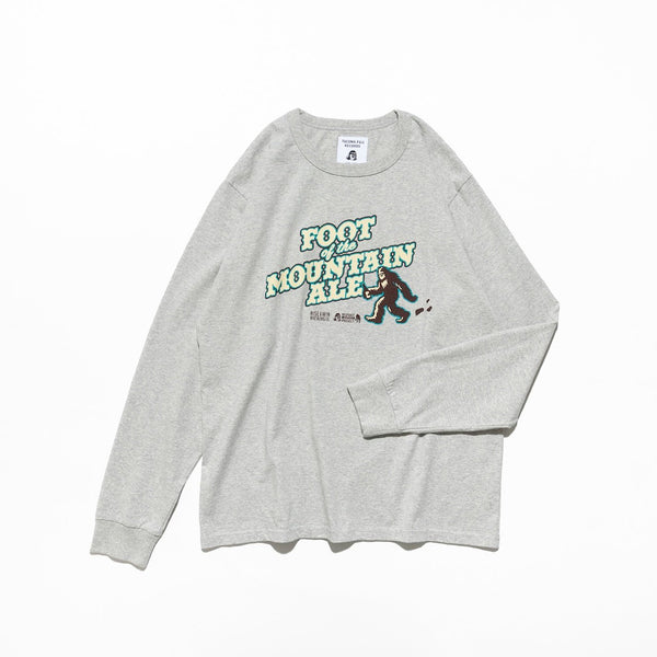 【TACOMA FUJI RECORDS|タコマフジレコード】FOOT OF THE MOUNTAIN ALE COTTON LS TEE(OATMEAL) 正規取扱店舗 公式オンライン通販 島根 松江 26FW ロングスリーブTシャツ Jerry Ukai ジェリー鵜飼 