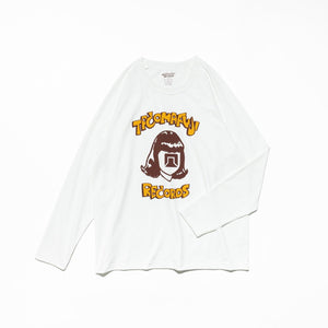 【TACOMA FUJI RECORDS|タコマフジレコード】TACOMA OF NOISE POLY LS TEE(BROWN×YELLOW) 正規取扱店舗 公式オンライン通販 島根 松江 26FW ロングスリーブTシャツ Yunosuke