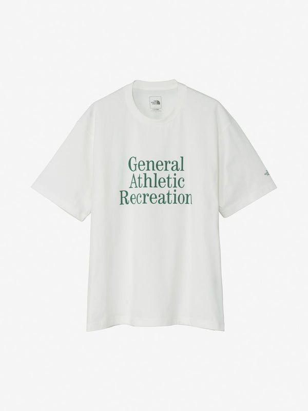 【THE NORTH FACE|ザノースフェイス】GAR TYPOGRAPHIC WHITE S/S TEE/GAR タイポグラフィック ホワイト S/S ティー(WY ホワイト×イエロー , WG ホワイト×グリーン , WK ホワイト×ブラック)