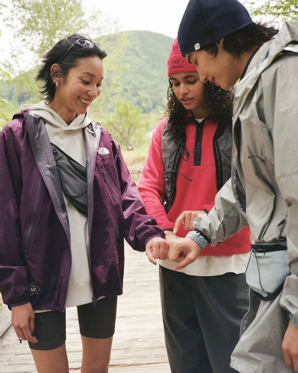 【THE NORTH FACE|ザノースフェイス】GAR VERSA VEIL PULLOVER/GAR バーサベイルプルオーバー(TR TNFレッド , VI ヴィンテージインディゴ , CU キュムラスクラウド) 正規取扱店舗 公式オンライン通販 島根 松江 26FW フリース ハイキング GARコレクション