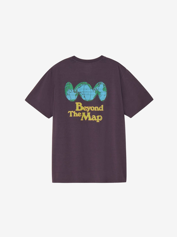 【THE NORTH FACE|ザノースフェイス】S/S ES BEYOND THE MAP TEE/S/S ES ビヨンドザマップティー(K ブラック , W ホワイト , ED エンドレスダスク)