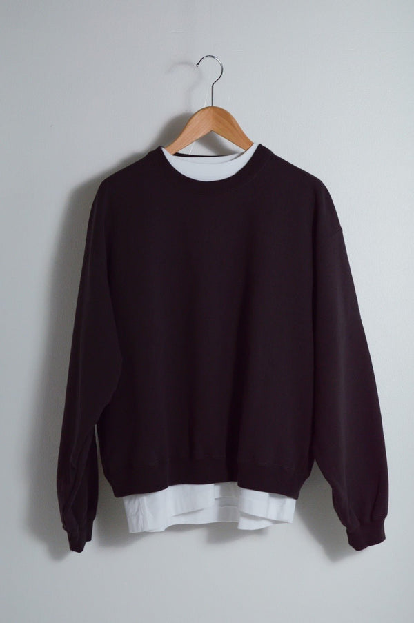 【tone|トーン】CRAW NECK SWEAT/クルーネックスウェット(CHACOAL) - STREAM【tone|トーン】CRAW NECK SWEAT/クルーネックスウェット(CHACOAL)STREAM2(M)