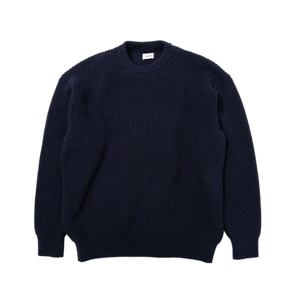 【tone|トーン】FISHERMAN SWEATER /フィシャーマン セーター(NAVY) - STREAM【tone|トーン】FISHERMAN SWEATER /フィシャーマン セーター(NAVY)STREAMM