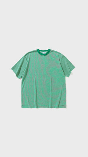 【TONE|トーン】STRIPE T SHIRT/ストライプ Tシャツ(GREEN , PURPLE) - STREAM【TONE|トーン】STRIPE T SHIRT/ストライプ Tシャツ(GREEN , PURPLE)STREAMGREEN1(M)