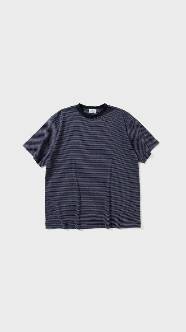 【TONE|トーン】STRIPE T SHIRT/ストライプ Tシャツ(GREEN , PURPLE) - STREAM【TONE|トーン】STRIPE T SHIRT/ストライプ Tシャツ(GREEN , PURPLE)STREAMPURPLE1(M)