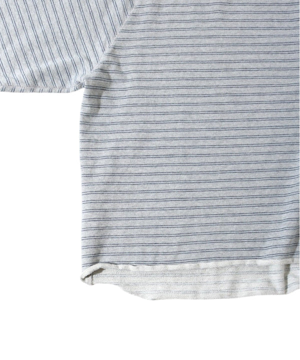 【WALLA WALLA SPORT|ワラワラスポーツ】U.S. MADE STRIPE LT TERRY CREW/U.S.メイドストライプライトテリークルー(H.GREY/NAVY) - STREAM【WALLA WALLA SPORT|ワラワラスポーツ】U.S. MADE STRIPE LT TERRY CREW/U.S.メイドストライプライトテリークルー(H.GREY/NAVY)STREAMH.GREY/NAVYM