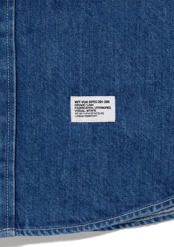 【WTAPS|ダブルタップス】ALLMAN / LS / COTTON. DENIM /オールマン/LS/コットン.デニム(BLACK,INDIGO) - STREAM【WTAPS|ダブルタップス】ALLMAN / LS / COTTON. DENIM /オールマン/LS/コットン.デニム(BLACK,INDIGO)STREAMINDIGO1(S)