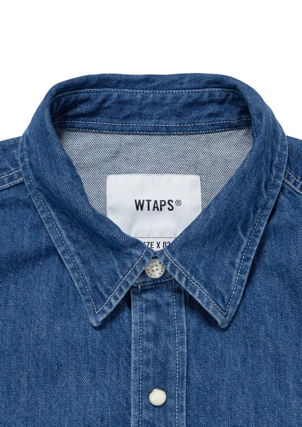 【WTAPS|ダブルタップス】ALLMAN / LS / COTTON. DENIM /オールマン/LS/コットン.デニム(BLACK,INDIGO) - STREAM【WTAPS|ダブルタップス】ALLMAN / LS / COTTON. DENIM /オールマン/LS/コットン.デニム(BLACK,INDIGO)STREAMINDIGO1(S)