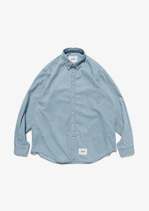 WTAPS  
BD LS 01 / LS / COTTON. DENIM. RF 
品番:262CWDT-SHM01
COLOR:INDIGO
ストーンバイオブリーチ加工を施した8ozのムラ糸デニムのボタンダウンシャツ。
裾は緩やかなラウンドカットで、すっきりとしたレギュラーフィットモデル。 
公式オンライン
通販