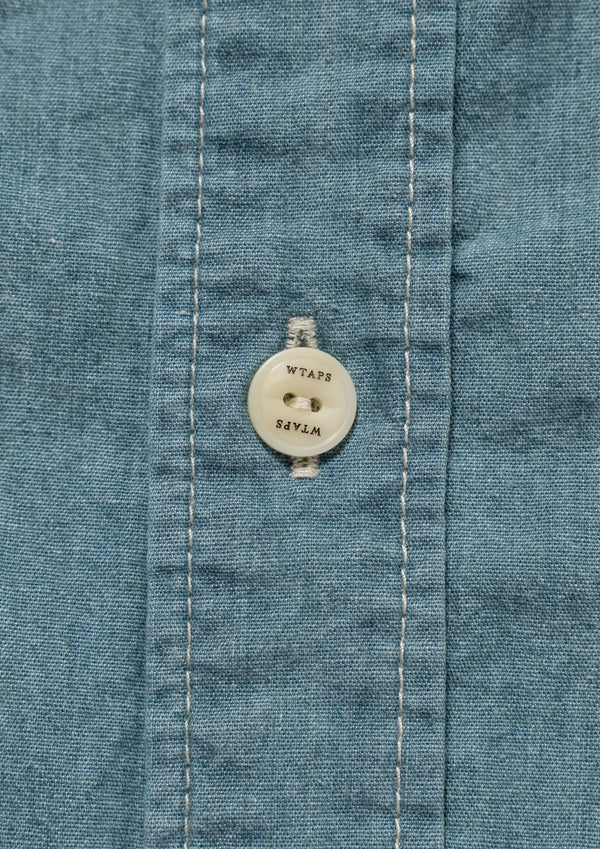 【WTAPS|ダブルタップス】CB / LS / COTTON. CHAMBRAY(INDIGO) - STREAM【WTAPS|ダブルタップス】CB / LS / COTTON. CHAMBRAY(INDIGO)STREAMINDIGO2(M)