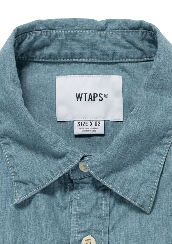 【WTAPS|ダブルタップス】CB / LS / COTTON. CHAMBRAY(INDIGO) - STREAM【WTAPS|ダブルタップス】CB / LS / COTTON. CHAMBRAY(INDIGO)STREAMINDIGO2(M)