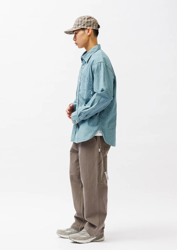 【WTAPS|ダブルタップス】CB / LS / COTTON. CHAMBRAY(INDIGO) - STREAM【WTAPS|ダブルタップス】CB / LS / COTTON. CHAMBRAY(INDIGO)STREAMINDIGO2(M)