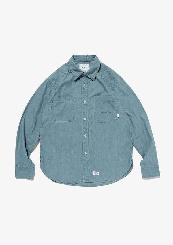 【WTAPS|ダブルタップス】CB / LS / COTTON. CHAMBRAY(INDIGO) - STREAM【WTAPS|ダブルタップス】CB / LS / COTTON. CHAMBRAY(INDIGO)STREAMINDIGO2(M)