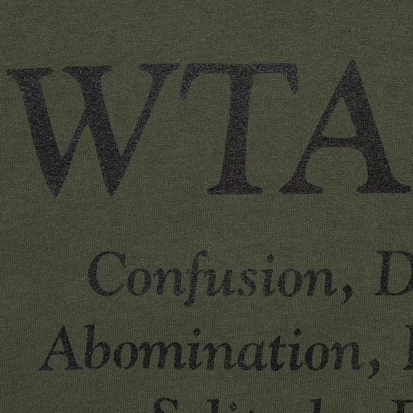 【WTAPS|ダブルタップス】CONTAINING 01 / SS / COTTON (BLACK, NAVY, OLIVE DRAB, WHITE) - STREAM【WTAPS|ダブルタップス】CONTAINING 01 / SS / COTTON (BLACK, NAVY, OLIVE DRAB, WHITE)STREAMOLIVE1(S)