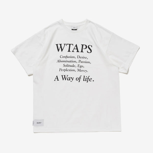 【WTAPS|ダブルタップス】CONTAINING 01 / SS / COTTON (BLACK, NAVY, OLIVE DRAB, WHITE) - STREAM【WTAPS|ダブルタップス】CONTAINING 01 / SS / COTTON (BLACK, NAVY, OLIVE DRAB, WHITE)STREAMWHITE1(S)