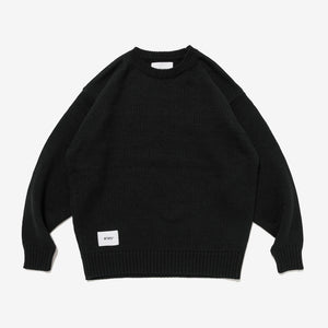 【WTAPS|ダブルタップス】CREW NECK AFA/SWEATER / ALPL/クルーネック AFA/セーター/ALPL(BLACK) - STREAM【WTAPS|ダブルタップス】CREW NECK AFA/SWEATER / ALPL/クルーネック AFA/セーター/ALPL(BLACK)STREAMBLACKM