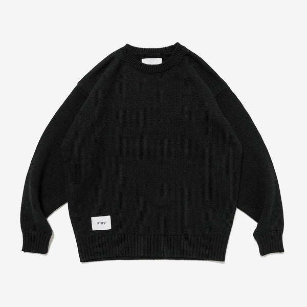 【WTAPS|ダブルタップス】CREW NECK AFA/SWEATER / ALPL/クルーネック AFA/セーター/ALPL(BLACK) - STREAM【WTAPS|ダブルタップス】CREW NECK AFA/SWEATER / ALPL/クルーネック AFA/セーター/ALPL(BLACK)STREAMBLACKM