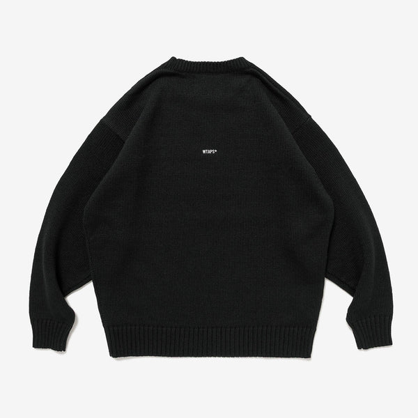 【WTAPS|ダブルタップス】CREW NECK AFA/SWEATER / ALPL/クルーネック AFA/セーター/ALPL(BLACK) - STREAM【WTAPS|ダブルタップス】CREW NECK AFA/SWEATER / ALPL/クルーネック AFA/セーター/ALPL(BLACK)STREAMBLACKM