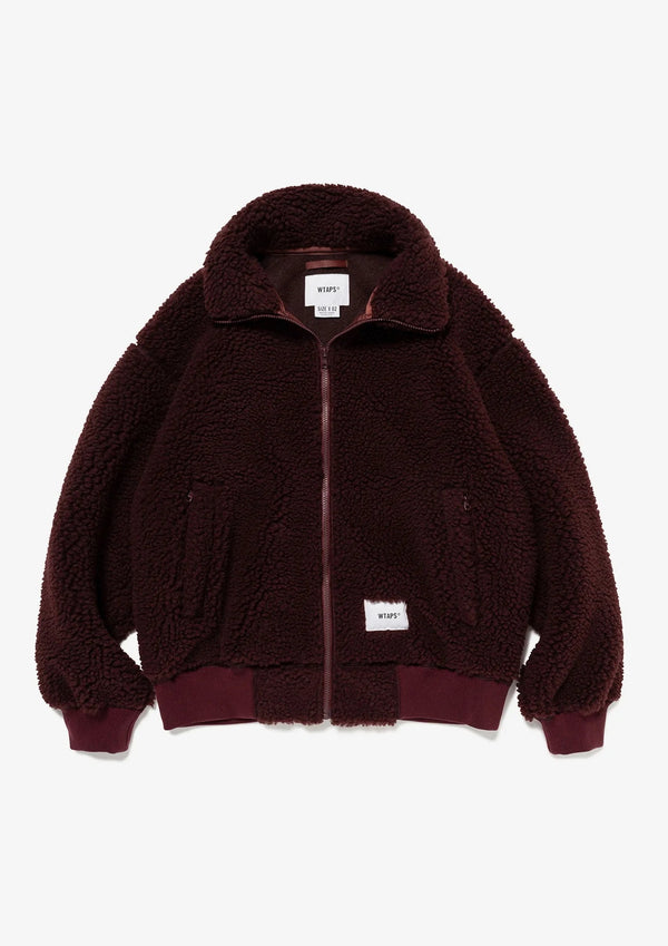 【WTAPS|ダブルタップス】FLORETS / JACKET / POLY. BOA. TEXTILE(BLACK,BURGUNDY)
毛足の長い保温性に優れたヘビーボアジャケット。
バックにジャカードモチーフを配置。
袖口と裾はリブの仕様。
FABRIC:POLYESTER 100%
品番:262TQDT-JKM03