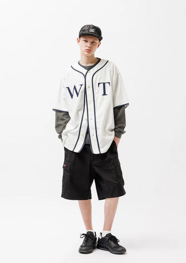 【WTAPS|ダブルタップス】LEAGUE / SS / COTTON. TWILL/リーグ/S/S/コットン.ツイル(GRAY,WHITE) - STREAM【WTAPS|ダブルタップス】LEAGUE / SS / COTTON. TWILL/リーグ/S/S/コットン.ツイル(GRAY,WHITE)STREAMWHITE2(M)