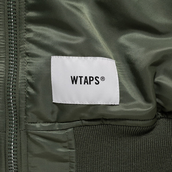 【WTAPS|ダブルタップス】MA - 1 CORE SPEC / JACKET / NYLON. TWILL. ALPHA INDUSTRIES ( OLIVE DRAB )