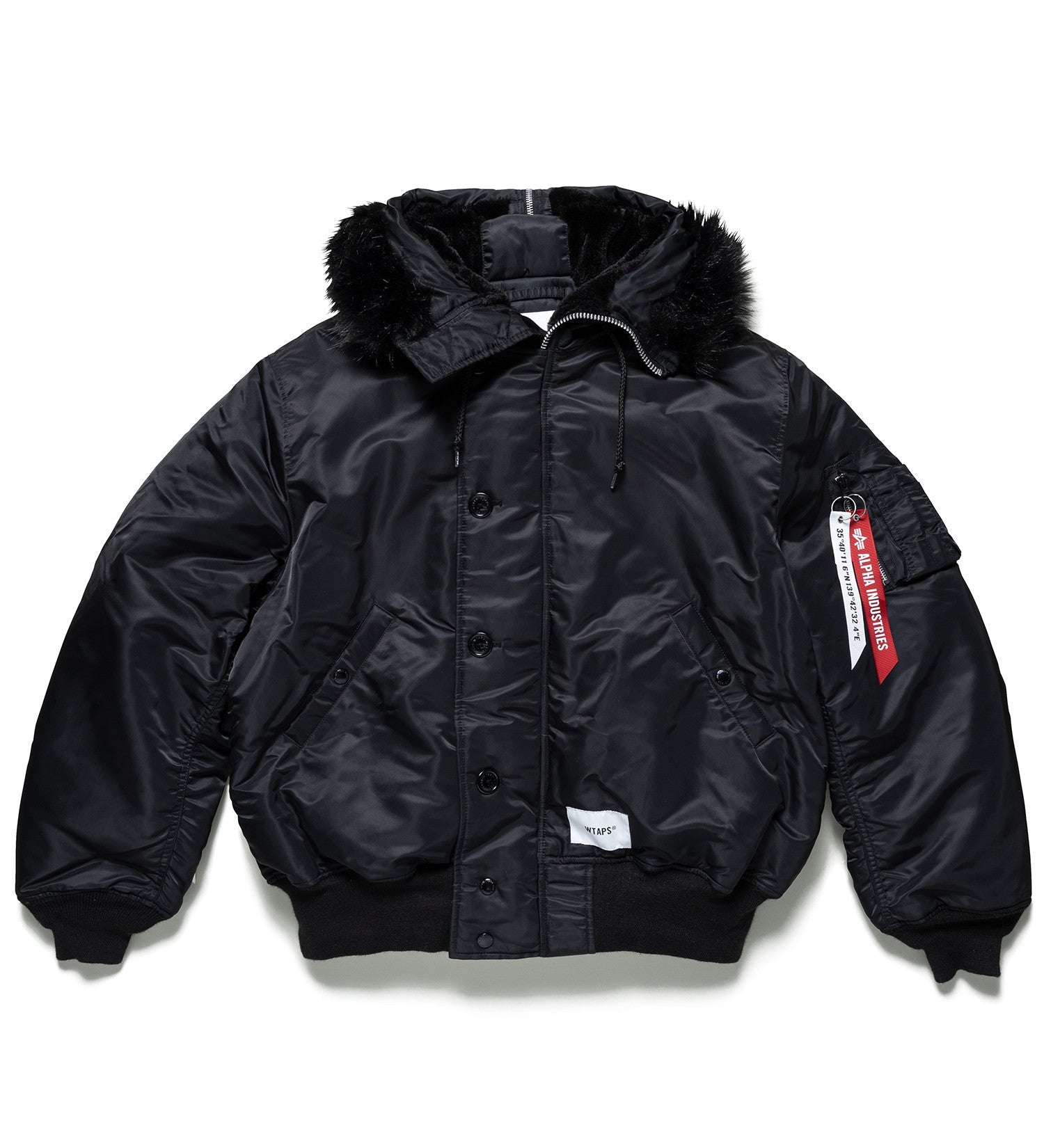 N-2B CORE SPEC / JACKET / NYLON. TWILL. ALPHA INDUSTRIES (BLACK