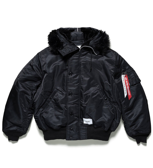【WTAPS|ダブルタップス】N - 2B CORE SPEC / JACKET / NYLON. TWILL. ALPHA INDUSTRIES /N - 2Bコアスペック ジャケット ナイロン ツイル アルファインダストリーズ(BLACK) - STREAM【WTAPS|ダブルタップス】N - 2B CORE SPEC / JACKET / NYLON. TWILL. ALPHA INDUSTRIES /N - 2Bコアスペック ジャケット ナイロン ツイル アルファインダストリーズ(BLACK)STREAML