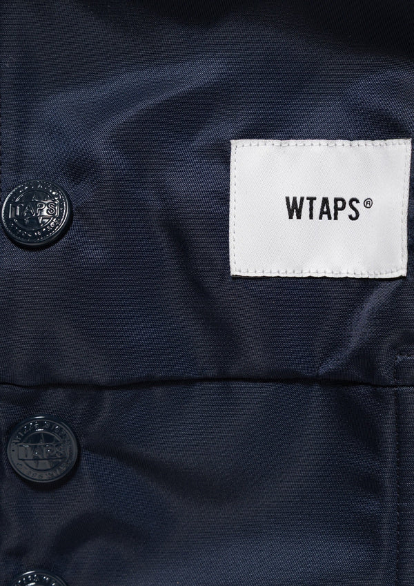 【WTAPS|ダブルタップス】TEAM / JACKET / NYLON. TWILL/チームジャケットナイロンツイル(NAVY,BLACK) - STREAM【WTAPS|ダブルタップス】TEAM / JACKET / NYLON. TWILL/チームジャケットナイロンツイル(NAVY,BLACK)STREAMBLACK2(M)