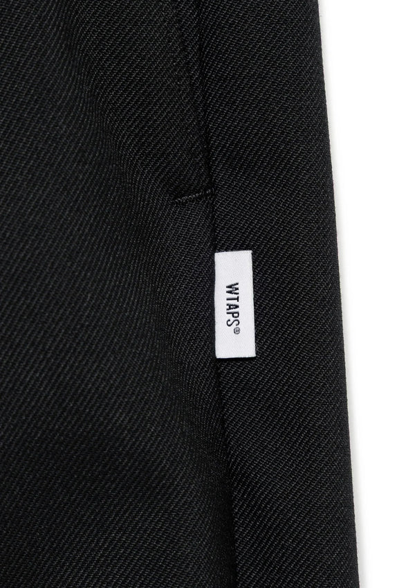【WTAPS|ダブルタップス】TRDT1801/TROUSERS/WOPL. SERGE/TRDT1801/トラウザーズ/WOPL.サージ(CHARCOAL,BLACK) - STREAM【WTAPS|ダブルタップス】TRDT1801/TROUSERS/WOPL. SERGE/TRDT1801/トラウザーズ/WOPL.サージ(CHARCOAL,BLACK)STREAMBLACK2(M)