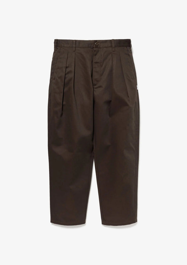 【WTAPS|ダブルタップス】TRDT1802 / TROUSERS / CTPL. TWILL/TRDT1802/ トラウザーズ/CTPL.ツイル (BEIGE,BLACK,BROWN) - STREAM【WTAPS|ダブルタップス】TRDT1802 / TROUSERS / CTPL. TWILL/TRDT1802/ トラウザーズ/CTPL.ツイル (BEIGE,BLACK,BROWN)STREAMBROWN2(M)