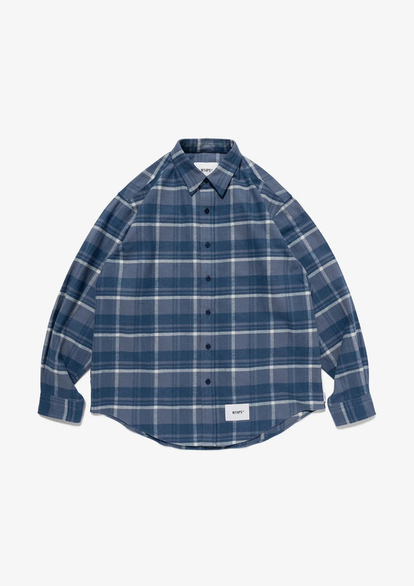 【WTAPS|ダブルタップス】TXT 02 / LS / COTTON. FLANNEL. TEXTILE(OLIVE DRAB,NAVY)
厚手の起毛フランネル生地を使用したオリジナルチェックシャツ。
襟はレギュラーカラーで、すっきりとしたレギュラーフィットモデル。
FABRIC:コットン100%
品番:262TQDT-SHM03