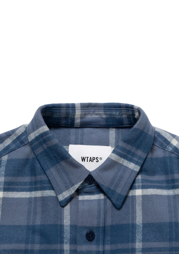 【WTAPS|ダブルタップス】TXT 02 / LS / COTTON. FLANNEL. TEXTILE(OLIVE DRAB,NAVY)
厚手の起毛フランネル生地を使用したオリジナルチェックシャツ。
襟はレギュラーカラーで、すっきりとしたレギュラーフィットモデル。
FABRIC:コットン100%
品番:262TQDT-SHM03