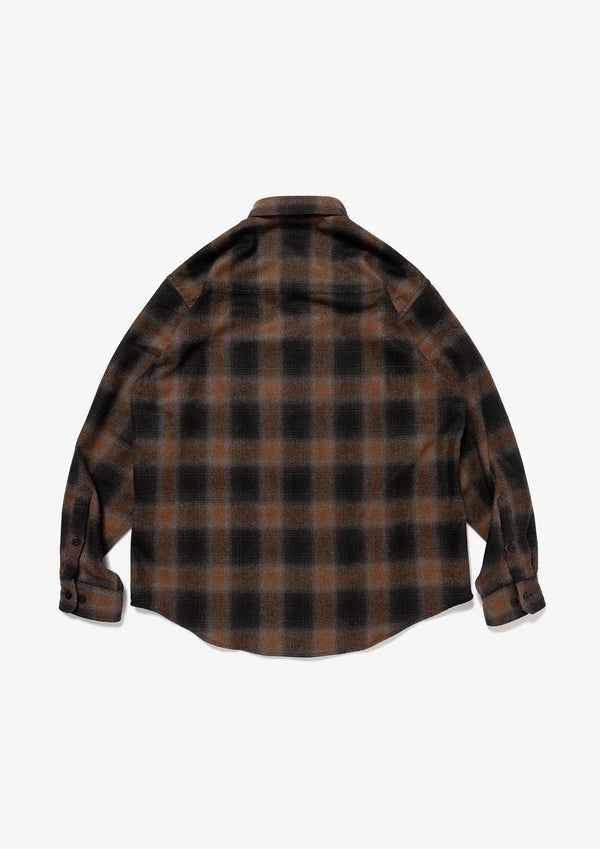 【WTAPS|ダブルタップス】TXT 03 / LS / WOPL. OMBR. TEXTILE (BROWN)
滑らかな質感のリサイクルウール素材RE;NEWOOL®を使用したオンブレチェックシャツ。
襟はレギュラーカラーで、すっきりとしたレギュラーフィットモデル。
FABRIC:ウール69% /ポリエステル26% /ナイロン4% /アクリル1%
品番:262TQDT-SHM04