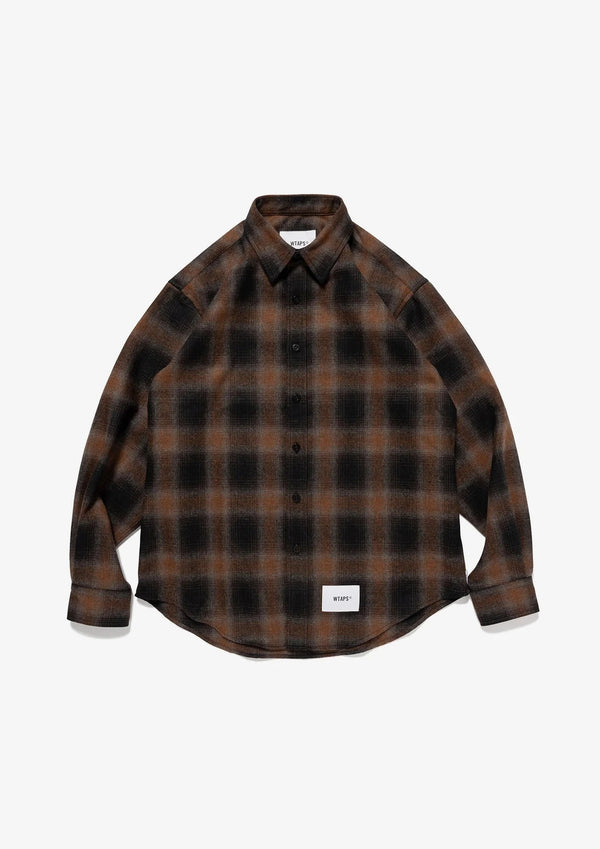 【WTAPS|ダブルタップス】TXT 03 / LS / WOPL. OMBR. TEXTILE (BROWN)
滑らかな質感のリサイクルウール素材RE;NEWOOL®を使用したオンブレチェックシャツ。
襟はレギュラーカラーで、すっきりとしたレギュラーフィットモデル。
FABRIC:ウール69% /ポリエステル26% /ナイロン4% /アクリル1%
品番:262TQDT-SHM04