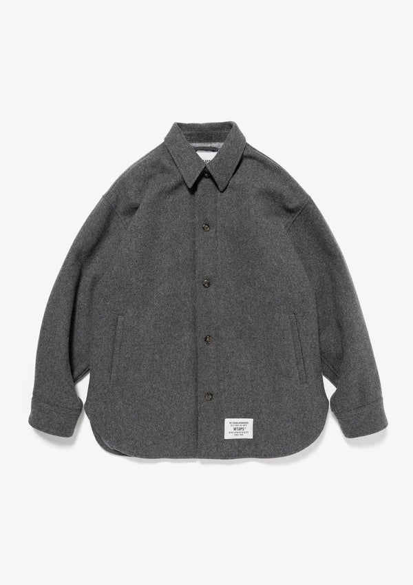 WTAPS 
WCPO / JACKET / WONY. MELTON
品番:262TQDT-JKM02
FABRIC:ウール 90% /ナイロン 10%
COLOR:BLACK:GRAY